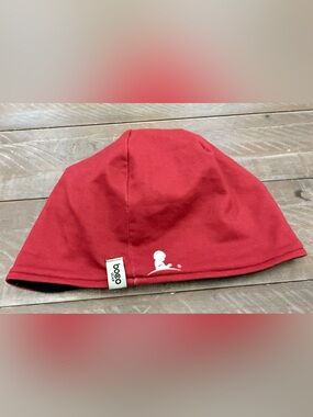 Boco Gear Black & Red St Jude  Fleece Reversible Beanie Running hiking outdoors